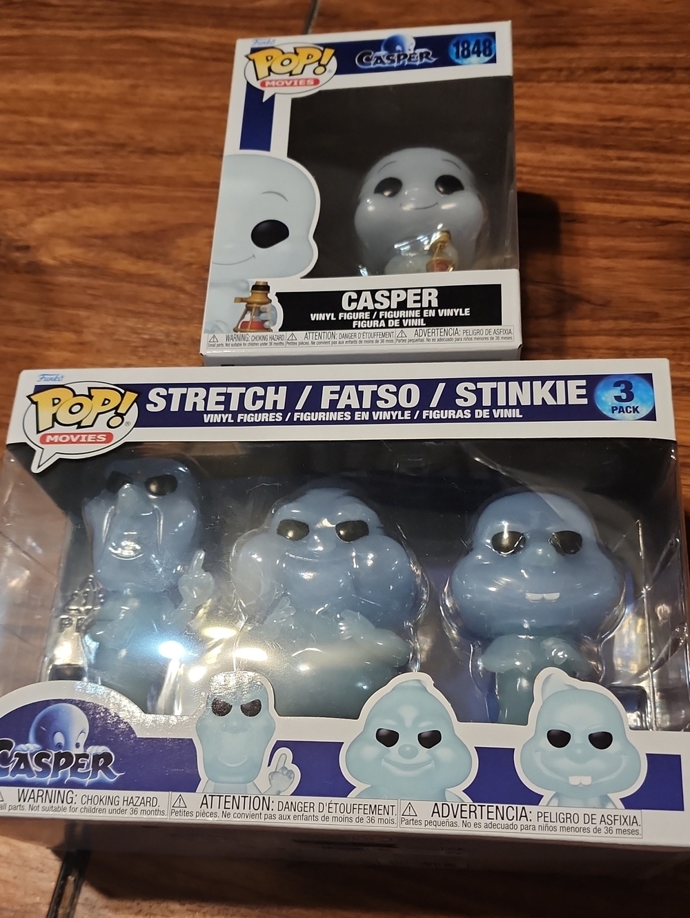 Funko Pop! Casper & 3-Pack Light Blue Vinyl Figures